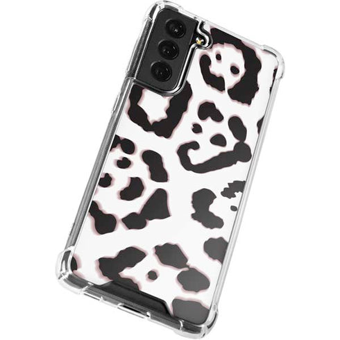 B&W Leopard Galaxy S21 FE Clear Case
