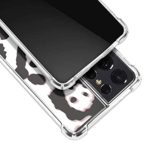 B&W Leopard Galaxy S21 Ultra 5G Clear Case