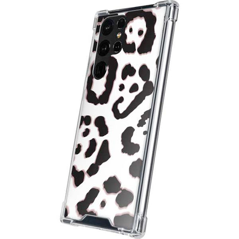 B&W Leopard Galaxy S22 Ultra Clear Case