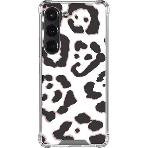 B&W Leopard Galaxy S23 Clear Case