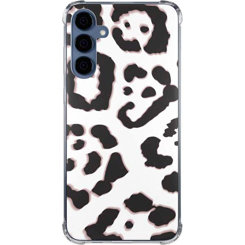 B&W Leopard Galaxy S24 Clear Case