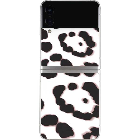 B&W Leopard Galaxy Z Flip3 5G Skin