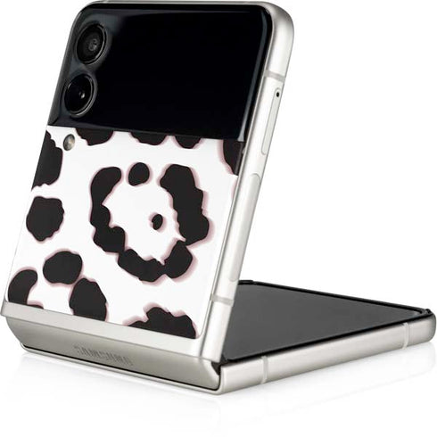 B&W Leopard Galaxy Z Flip3 5G Skin