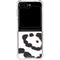 B&W Leopard Galaxy Z Flip5 5G Clear Case