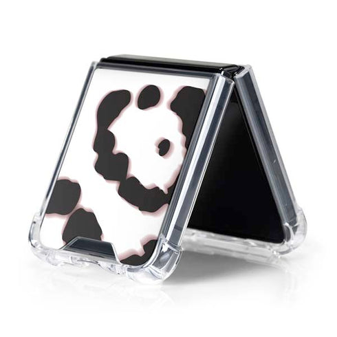 B&W Leopard Galaxy Z Flip5 5G Clear Case