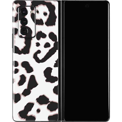 B&W Leopard Galaxy Z Fold2 5G Skin