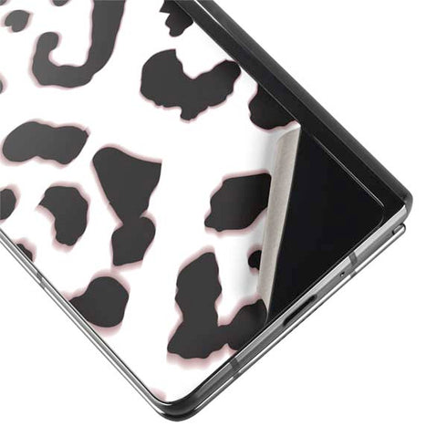 B&W Leopard Galaxy Z Fold2 5G Skin