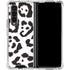 B&W Leopard Galaxy Z Fold4 5G Clear Case