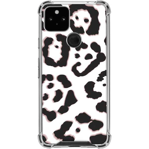 B&W Leopard Google Pixel 5a 5G Clear Case