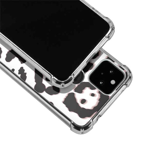 B&W Leopard Google Pixel 5a 5G Clear Case