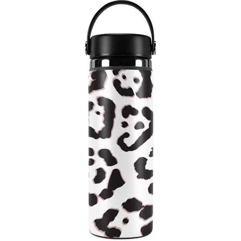 B&W Leopard Hydro Flask 20oz Wide Mouth Skin