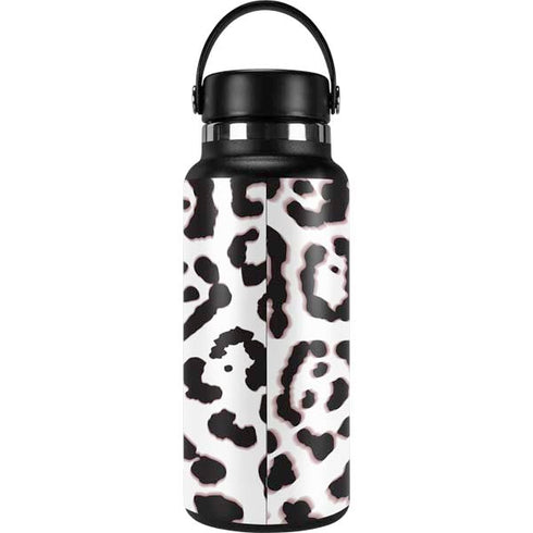 B&W Leopard Hydro Flask 32oz Wide Mouth Skin