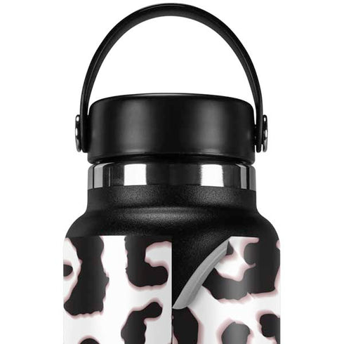 B&W Leopard Hydro Flask 32oz Wide Mouth Skin