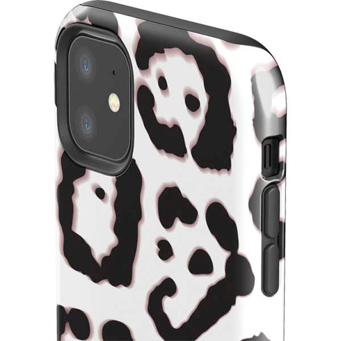 B&W Leopard iPhone 11 Impact Case