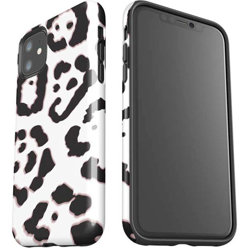 B&W Leopard iPhone 11 Impact Case