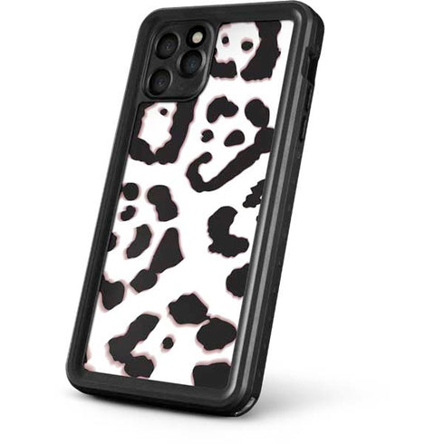 B&W Leopard iPhone 11 Pro Max Waterproof Case