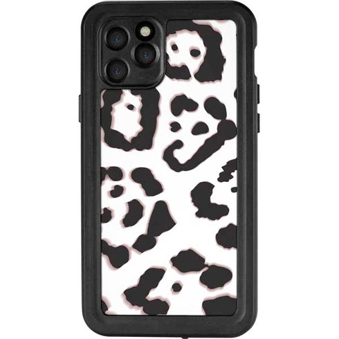 B&W Leopard iPhone 11 Pro Waterproof Case