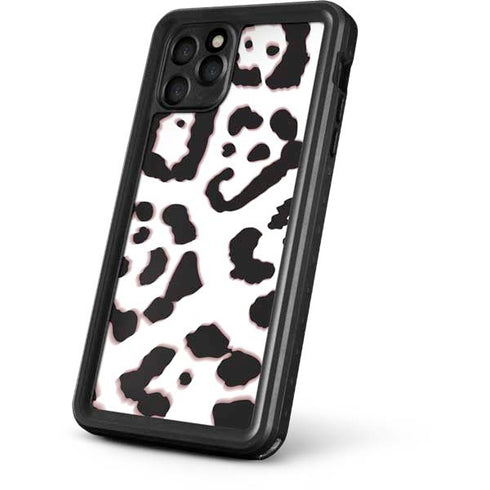 B&W Leopard iPhone 11 Pro Waterproof Case