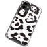 B&W Leopard iPhone 12 Clear Case