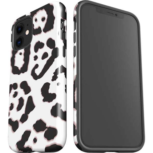 B&W Leopard iPhone 12 Impact Case