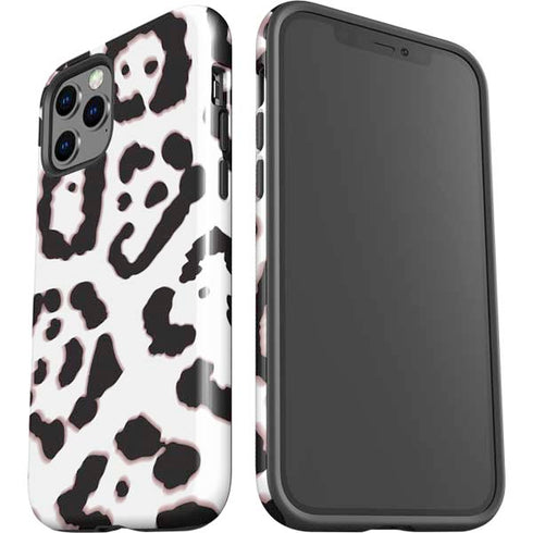 B&W Leopard iPhone 12 Pro Impact Case