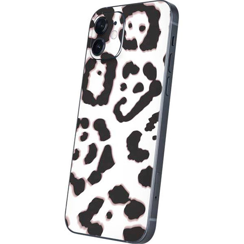 B&W Leopard iPhone 12 Skin