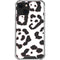 B&W Leopard iPhone 13 Clear Case