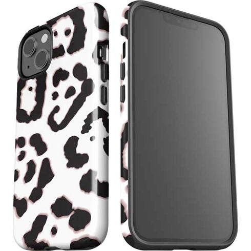 B&W Leopard iPhone 13 Impact Case