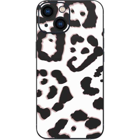 B&W Leopard iPhone 13 Mini Skin