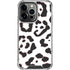B&W Leopard iPhone 13 Pro Clear Case