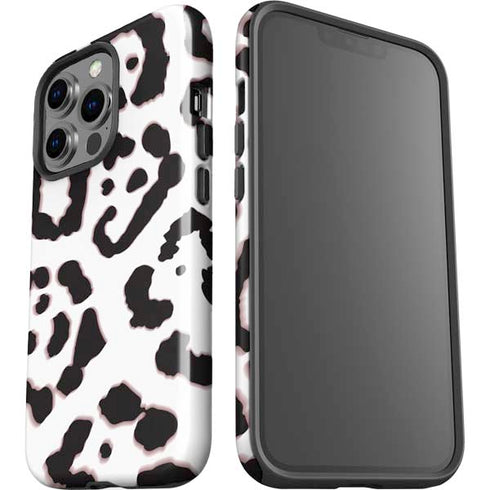B&W Leopard iPhone 13 Pro Impact Case