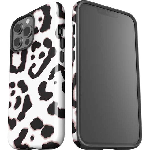 B&W Leopard iPhone 13 Pro Max Impact Case