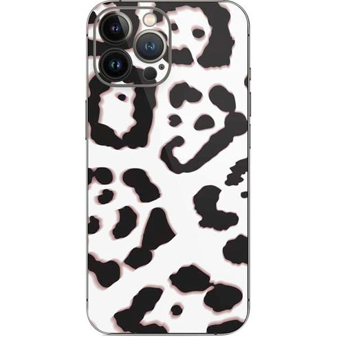 B&W Leopard iPhone 13 Pro Max Skin