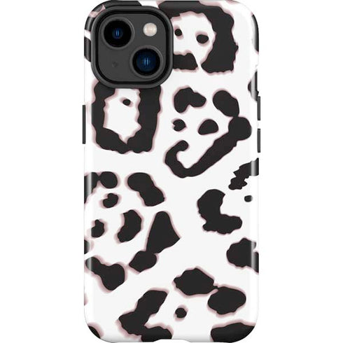 B&W Leopard iPhone 14 Plus Impact Case