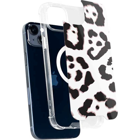B&W Leopard iPhone 15 Plus MagSafe Case
