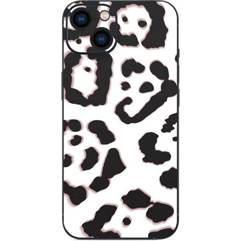 B&W Leopard iPhone 15 Plus Skin