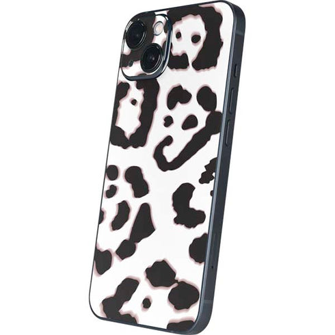 B&W Leopard iPhone 15 Plus Skin