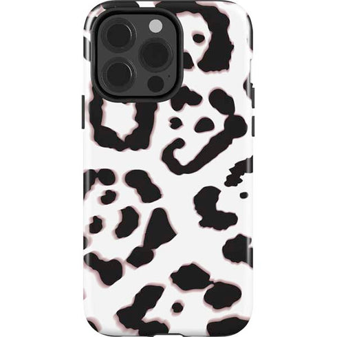 B&W Leopard iPhone 15 Pro Impact Case