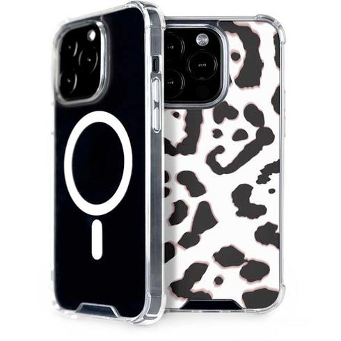 B&W Leopard iPhone 15 Pro MagSafe Case
