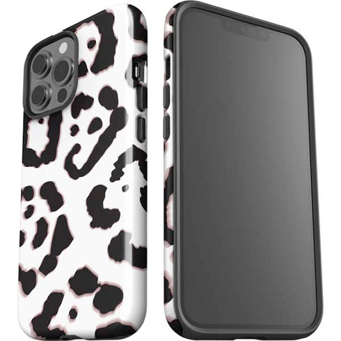 B&W Leopard iPhone 14 Pro Max Impact Case