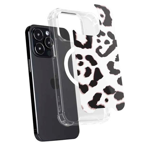 B&W Leopard iPhone 15 Pro Max MagSafe Case