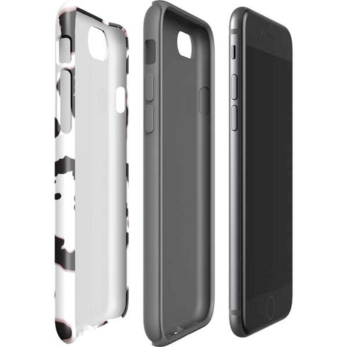 B&W Leopard iPhone SE (2nd & 3rd Gen) Pro Case