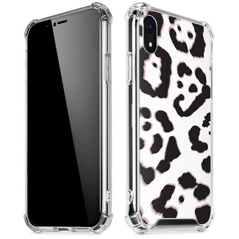 B&W Leopard iPhone XR Clear Case