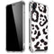 B&W Leopard iPhone XR Clear Case