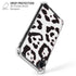 B&W Leopard iPhone XR Clear Case