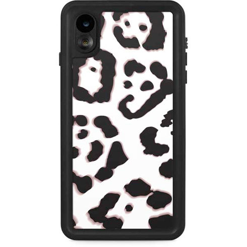 B&W Leopard iPhone XR Waterproof Case