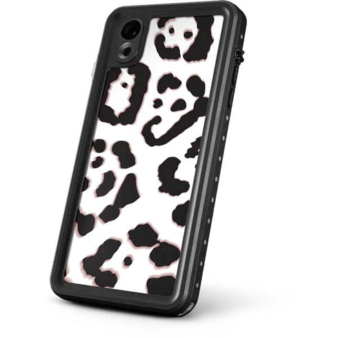 B&W Leopard iPhone XR Waterproof Case