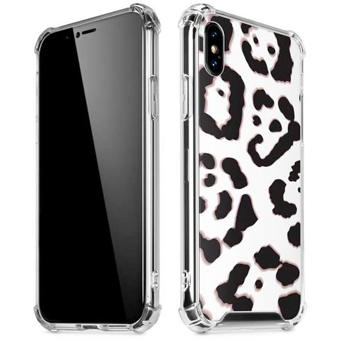 B&W Leopard iPhone XS Max Clear Case