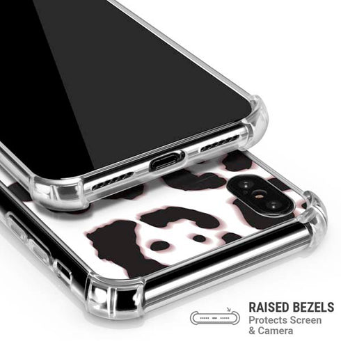 B&W Leopard iPhone XS Max Clear Case