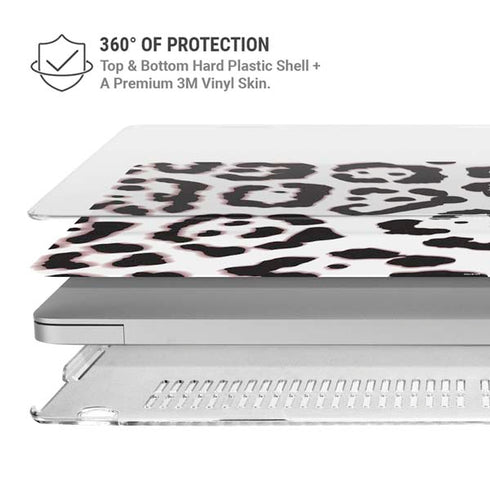 B&W Leopard MacBook Air 13in M1 (2021) Case plus Skin